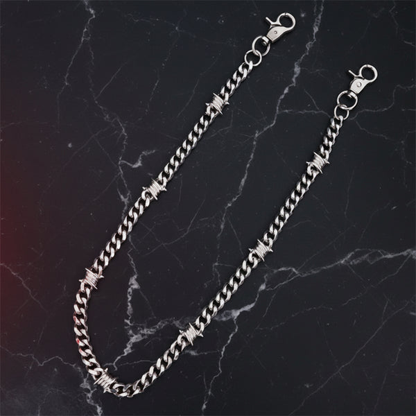 Barbed Wire Wallet Chain