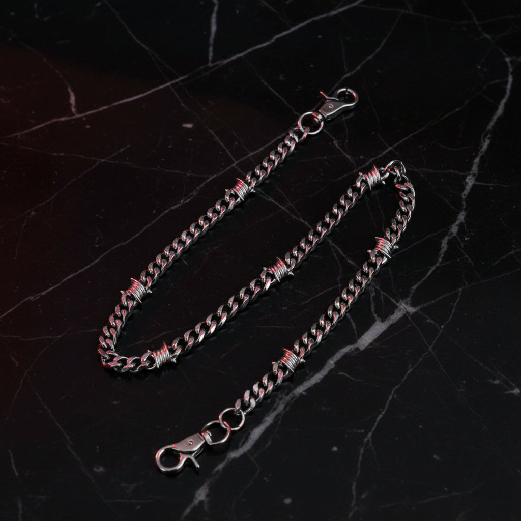Barbed Wire Wallet Chain