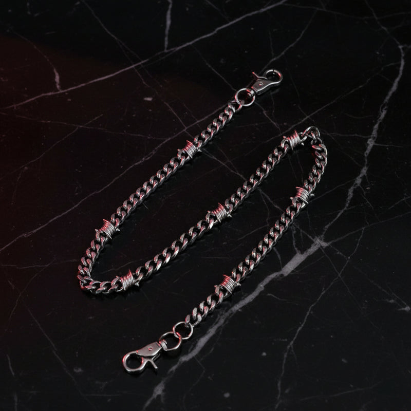 Barbed Wire Wallet Chain