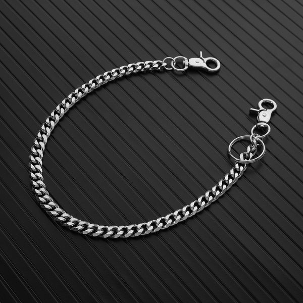Cuban Link Wallet Chain — 11mm Single Clip