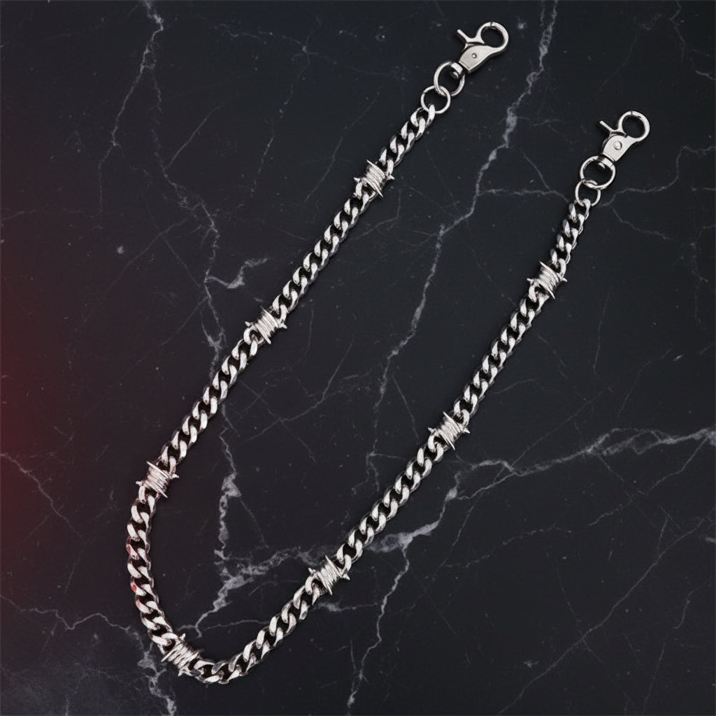Barbed Wire Wallet Chain