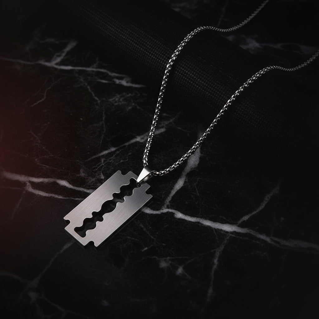 Razor Blade Pendant