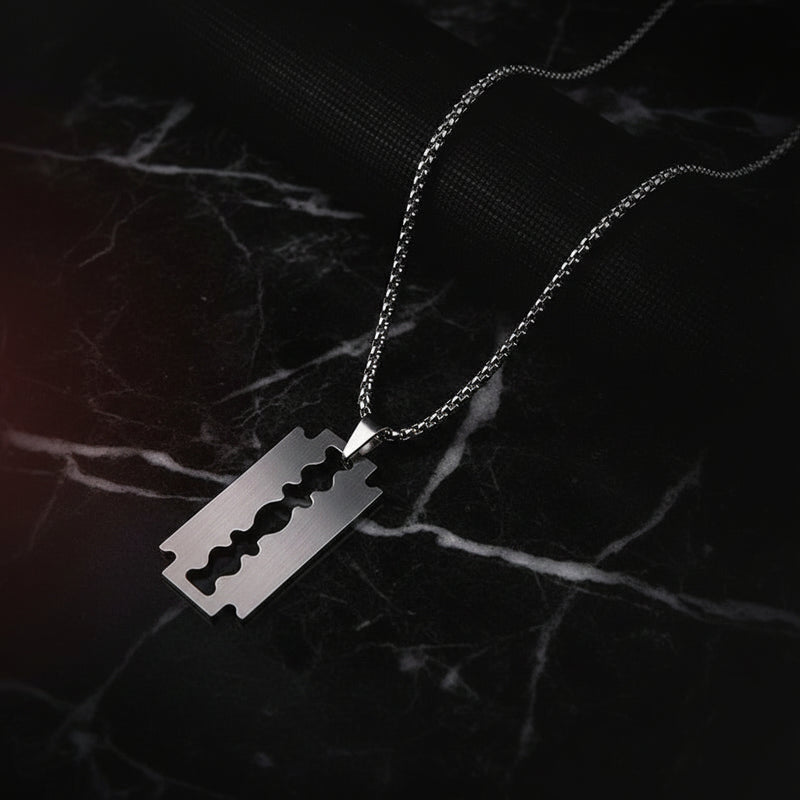 Razor Blade Pendant